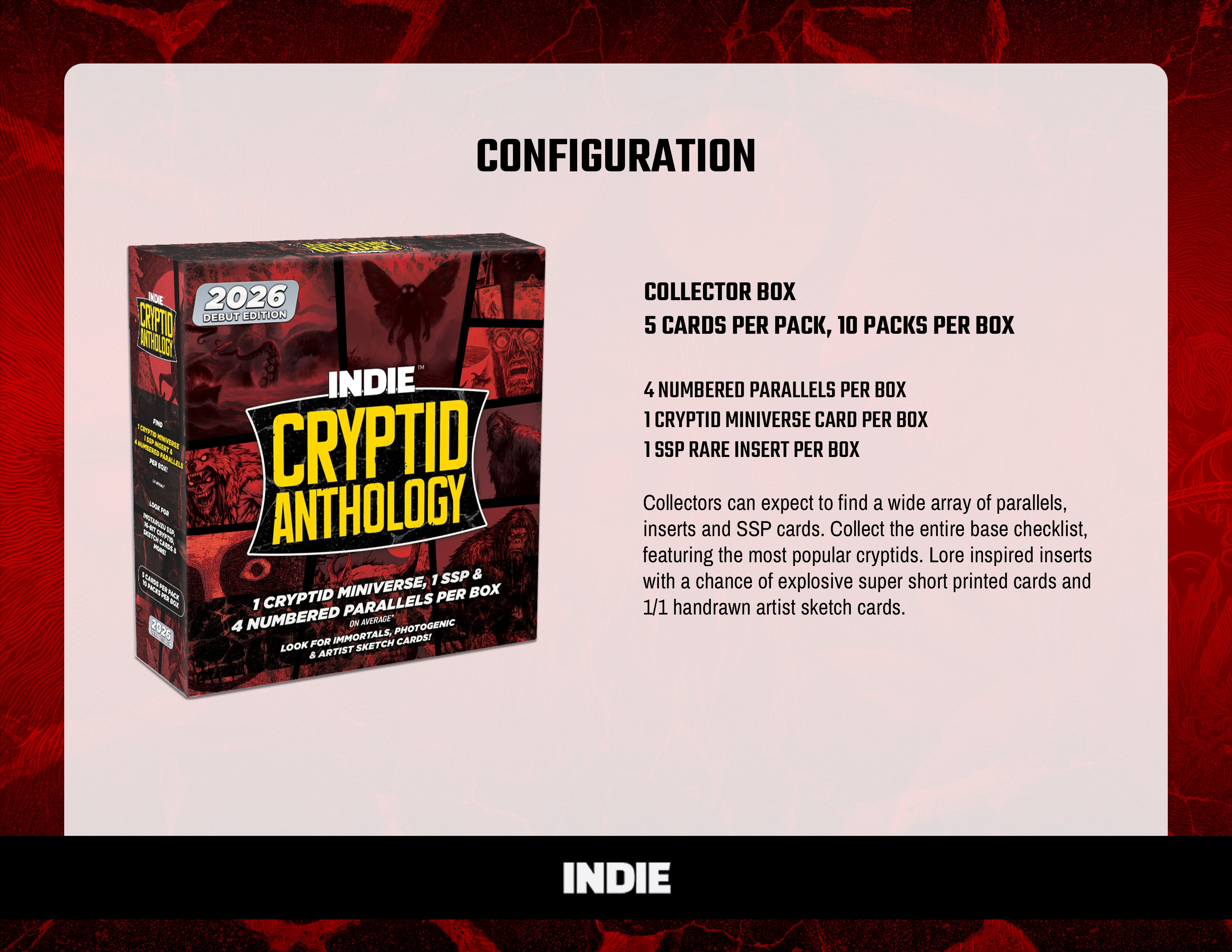 (Pre-Order) 2026 INDIE Cryptid Anthology Trading Cards