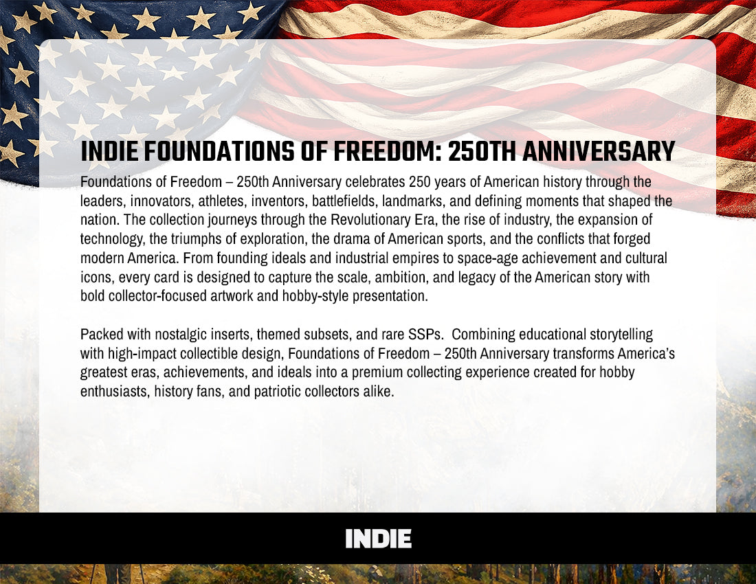 (PRE-ORDER) Foundations of Freedom: 250th Anniversary Hobby Box